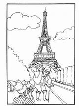 Coloring Pages Tower Eiffel Paris France Drawing Transparent Kids French Silhouette Easy Step Clipart Adult Vector Simple Getdrawings Popular Printable sketch template