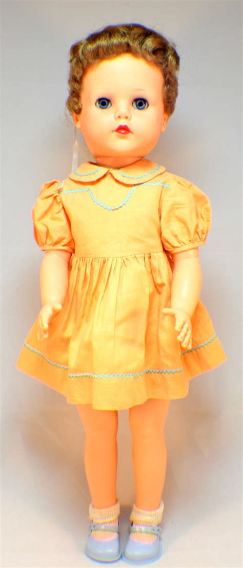 Ideal Vintage Vp 23 1950 S Posie Doll With Original Dress And Shoes