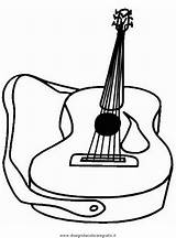 Chitarra Gitarre Disegno Malvorlagen Misti Colorare Ausmalen Gratismalvorlagen Disegnidacoloraregratis Musica sketch template