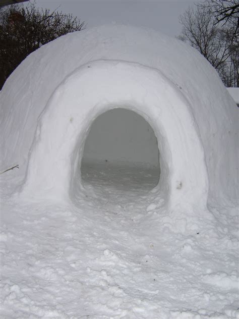 snow igloo instructables