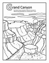 Canyon Grand Coloring Pages Clipart Arizona Kids National Park Desert Clip Crafts Sheets Activities Color Google Trip Cliparts Book Colouring sketch template