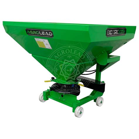 exoteric fertilizer spreader single disc agrolead agricultural machines