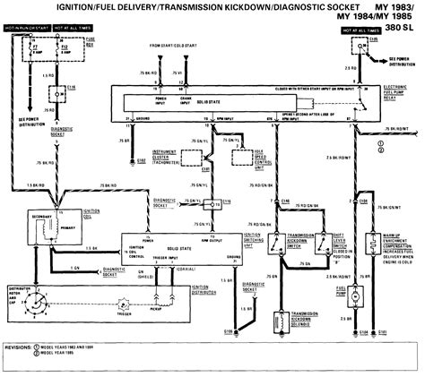 mercedes sl wiring diagram