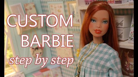 Custom Barbie Fashionista Tutorial Step By Step 02 Youtube