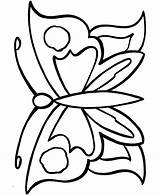 Butterfly Templates Printable Coloring Popular Pages sketch template