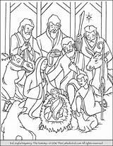 Nativity Joyful Mysteries Rosary Presepe Catholic Advent Church Shepherds Thecatholickid Bethlehem Visitation sketch template