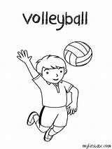 Volleyball Coloring Pages Color Abc First Line Print Library Clipart Getcolorings Getdrawings Popular Books Coloringhome Categories Similar sketch template