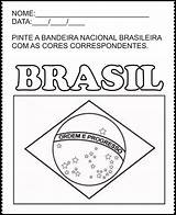 Bandeira Atividades Novembro Pinte Brasileira Correspondentes Educar Mensagenseatividades sketch template