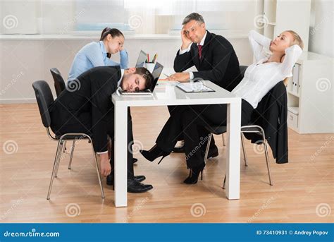 businesspeople  bored  office stock image image