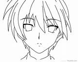 Anime Coloring Pages Boys Printable Boy Color Getcolorings Print sketch template