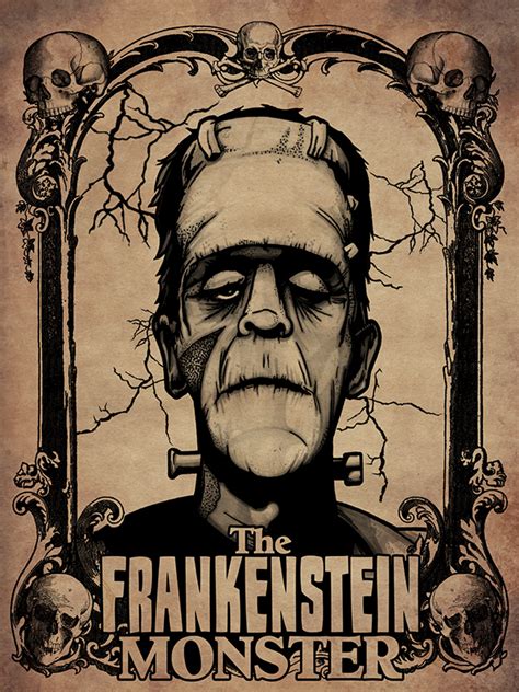 the frankenstein monster on behance