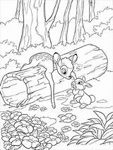 Bambi Coloring Pages Disney Color Recommended sketch template