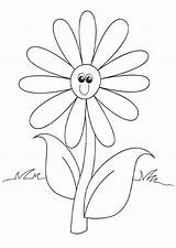 Sunflower Coloring Printable Kids Pages Sheet sketch template
