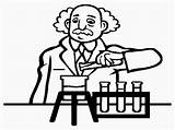 Coloring Pages Scientist Science Equipment Print Color Realistic Getcolorings sketch template