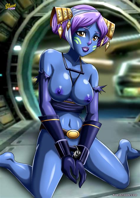 rule 34 alien blue skin bondage breasts clone wars female pantoran purple hair riyo chuchi