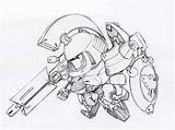 Tallgeese Gundam 0t Gn Astray sketch template