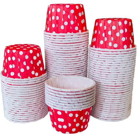 red  white paper candy nut cups mini baking liners walmartcom