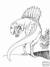 Ausmalbilder Rex Tyrannosaurus sketch template