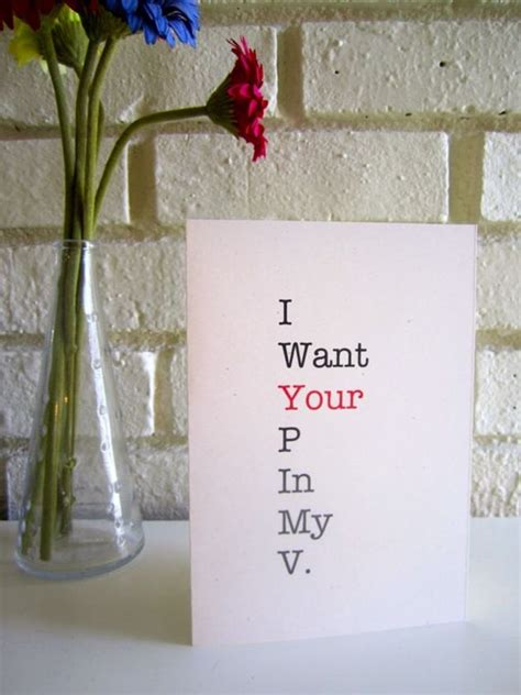 adult greeting card valentine s day i want your
