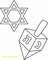 Dreidel Coloring David Star Cliparts Drawing Printable Getdrawings Clipart Library Popular Pages sketch template