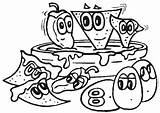 Coloring Pages Food Coloringpagesabc sketch template