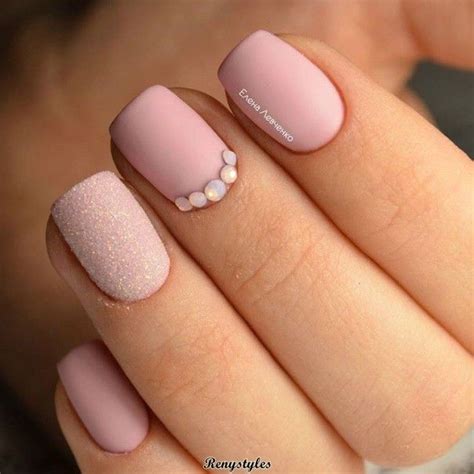 fabulous nails design manicure  reny styles matte pink