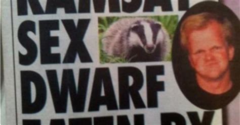 badger eats gordon ramsey dwarf headline hilarious