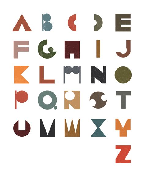 shapes alphabet novelty sign shapes alphabet