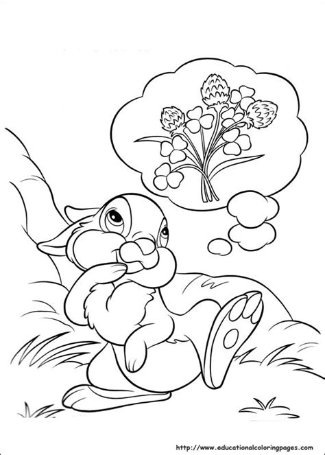 disney bunnies educational fun kids coloring pages  preschool