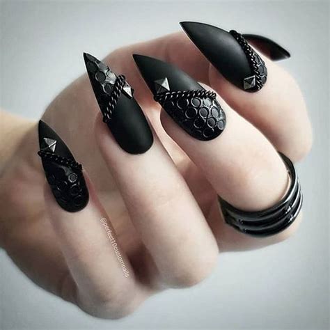 gothic nails 40 stunning gothic nail art designs