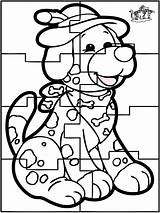 Dog Puzzle Puzzles Coloring Para Funnycoloring Pages Fargelegg Colorir Advertisement Pusle Choose Board Annonse Kids sketch template