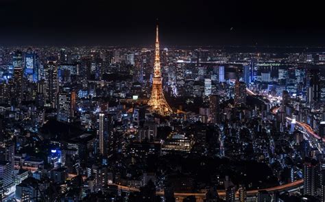 日本、東京、都市、夜、眺め、4k、hdアルバムリスト ページ 1