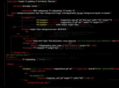 Programming Source Code Stock Image Image Of Internet