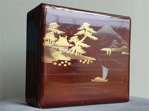japanese antique box  storing jewelry  small catawiki