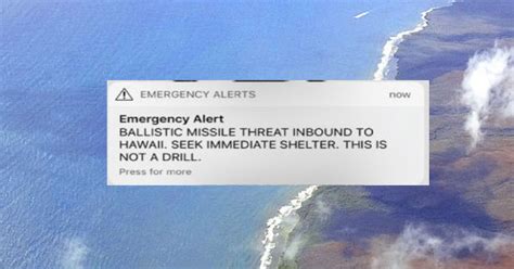 false ballistic missile threat alert terrified hawaiian residents and