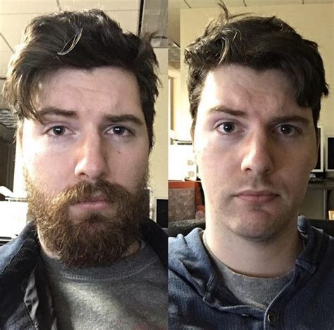 the yes chad meme with his beard shaved is 100 accurate to my own