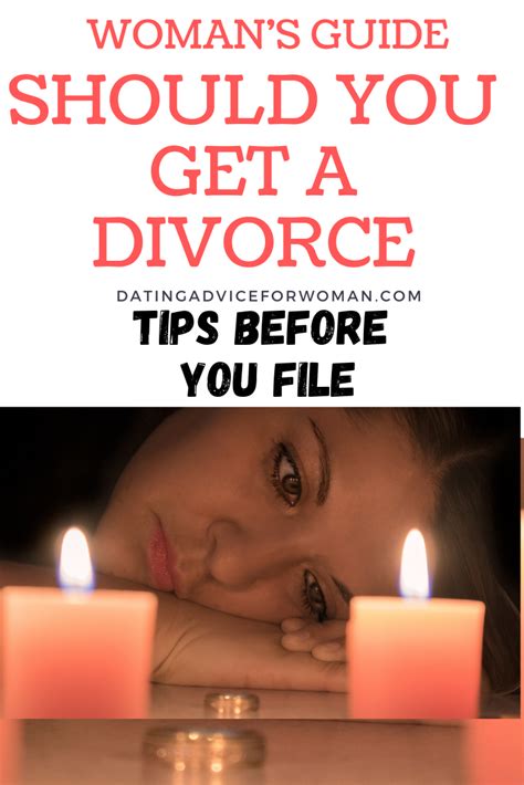 divorce advice for women when you are thinking should i