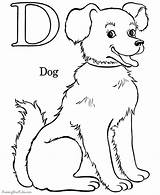 Coloring Pages Dog Cute Printable Dogs Popular sketch template
