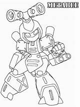 Medabots Coloring4free Colorforms sketch template