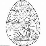 Coloring Easter Pages Egg Ostern Detailed Malvorlagen Gift Wrapped Megnyitás Getcolorings Spring Getcoloringpages Choose Board Printable sketch template