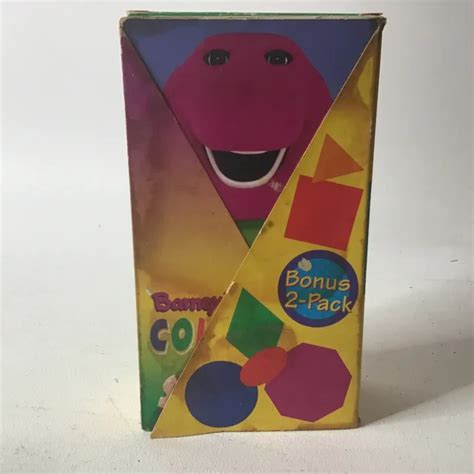 barney colors shapes sing  bonus  pack vhs video tapes set  picclick