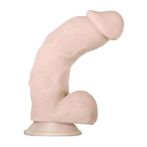 evolved real supple poseable girthy dildo light sex toys and adult