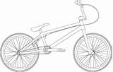 Bmx Bike Coloring Template Pages Mountain Bicycle Bikes Hot Online Popular Deviantart Coloringhome Favourites Add sketch template