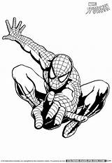 Coloring Pages Spider Man Cartoon Spiderman Character Kids Color Sheets Printable Found sketch template