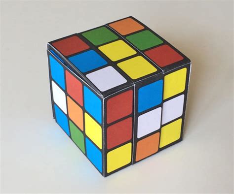 paper rubiks cube etsy uk