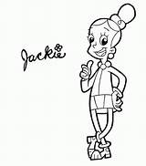 Coloring Pages Cyberchase Kids Jackie sketch template
