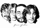 Lennon John Shirt Drawing Four Killerplanes Getdrawings Now sketch template
