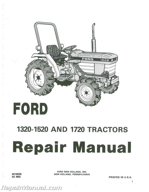 ford tractor  service manual