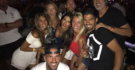 Barcelona Stars Luis Suarez And Lionel Messi Enjoy Night Out In Ibiza