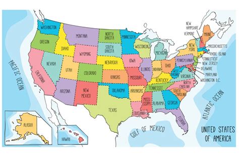 maps  print  color includes state names  printcolorfuncom